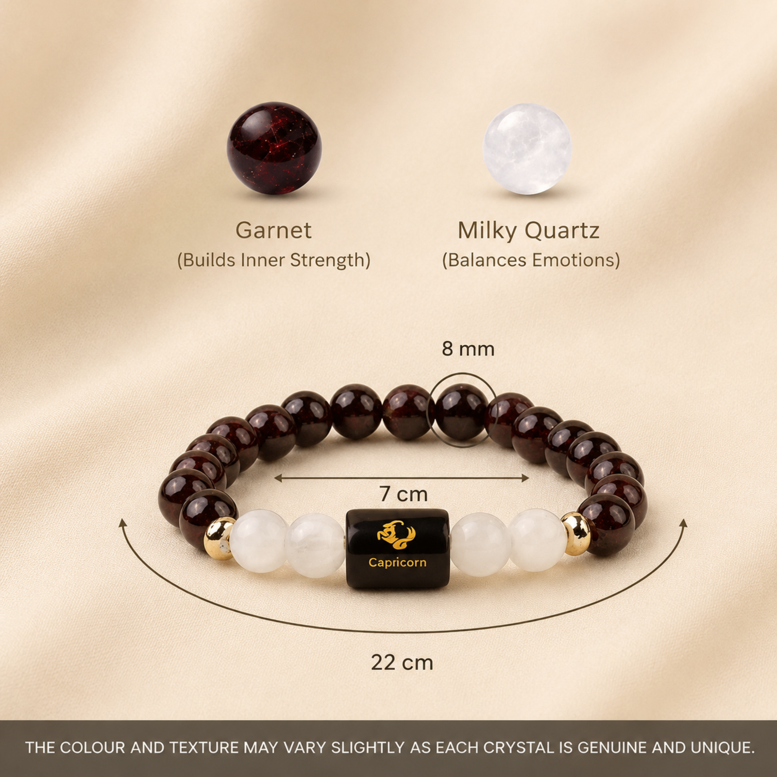 Perfect Rashi Cancer Rashi Bracelet for Men & Women | Natural Moonstone Gemstone Beads | Kark Rashi Bracelet for Astrology & Spiritual Wellness | Stylish Adjustable Bracelet - Image 5