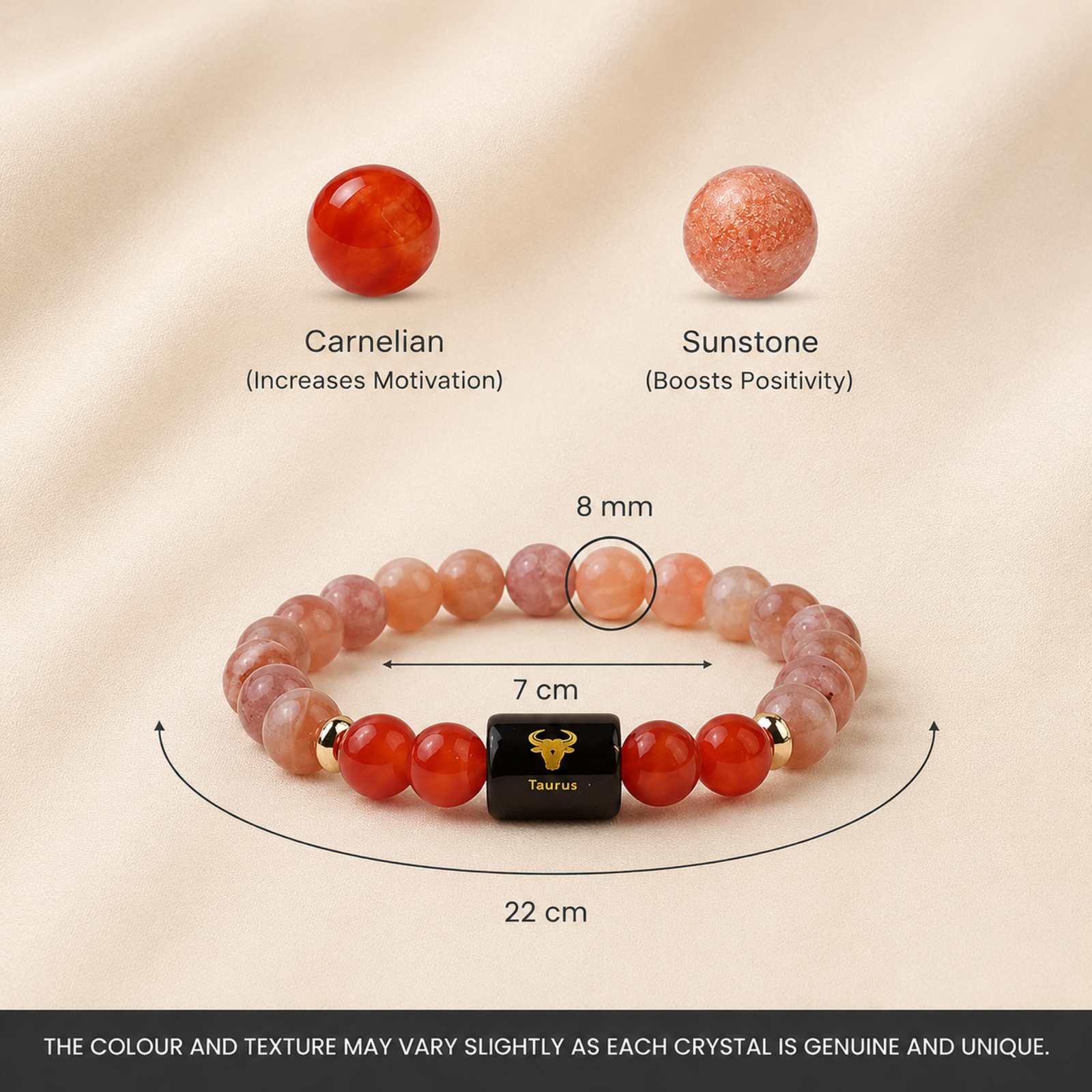 Perfect Rashi Taurus Rashi Bracelet for Men & Women | Natural Rose Quartz Gemstone Beads | Vrishabh Rashi Bracelet for Astrology & Spiritual Wellness | Stylish Adjustable Bracelet - Image 5